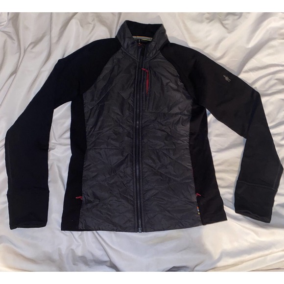 Smartwool Smartloft 120 Jacket Men Size Small Black Moisture‎ Wicking - Picture 11 of 11